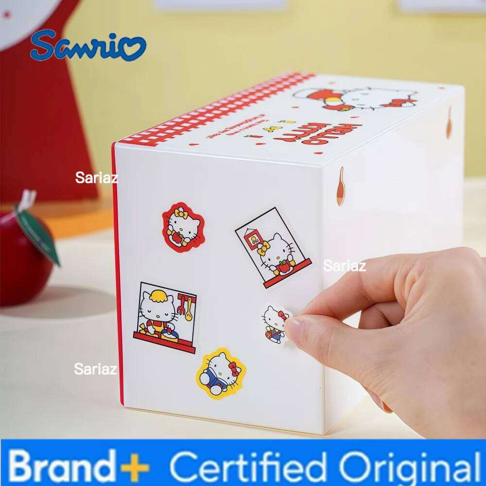 Sanrio Genuine Hello Kitty Cosmetics Sundries Rack Countertop Box Makeup Container Desktop Drawer Type Storage H2601291