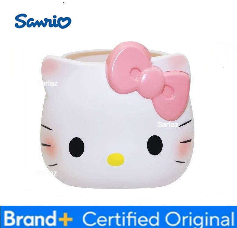 Sanrio 2026 Hello Kitty Cartoon Cute Pencil Holder Student Stationery Desktop Organizer Cosmetic Storage Box Holiday Decor Gift H260129