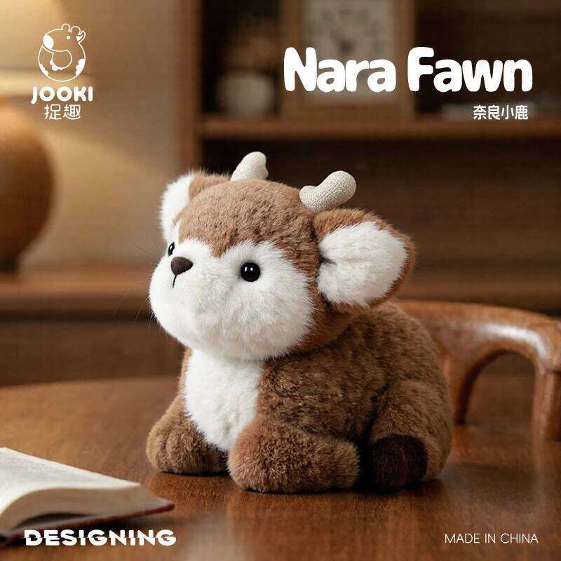 Cute Cartoon Nara Deer Plush Toy Adorable Japanese Shrine Inspired Stuffed Animal Miniature Bambi Plushie Soft Collectible Gift Y260128