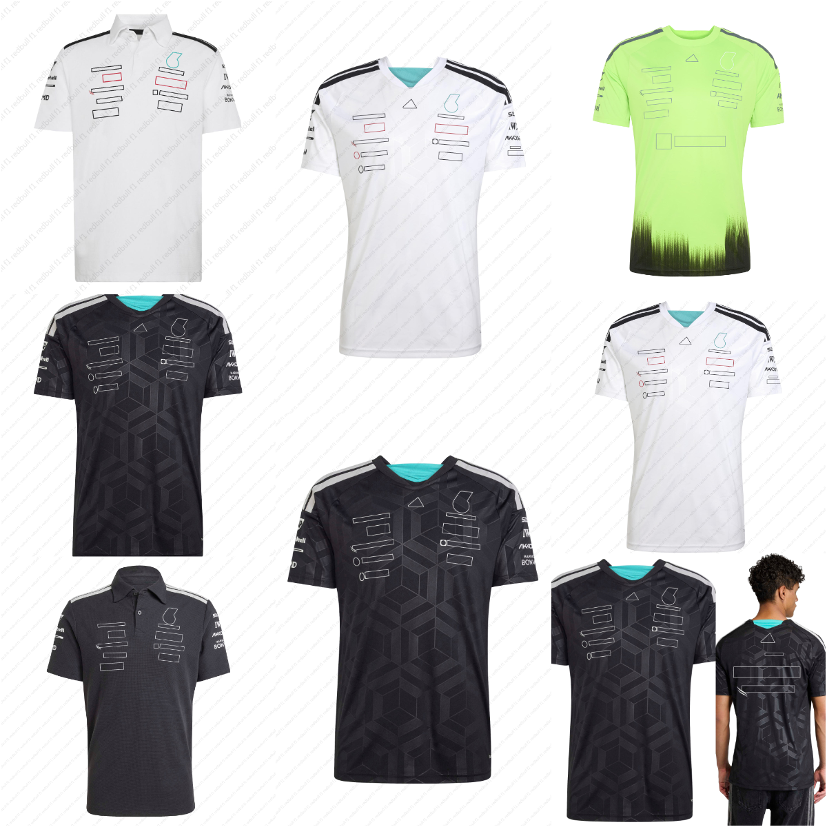 High-quality F1 drivers racing team 2026t-shirt men's Formula One racing replica Polo shirt short sleeve jersey racing brand competition stand-up shirt fans T-shirt .