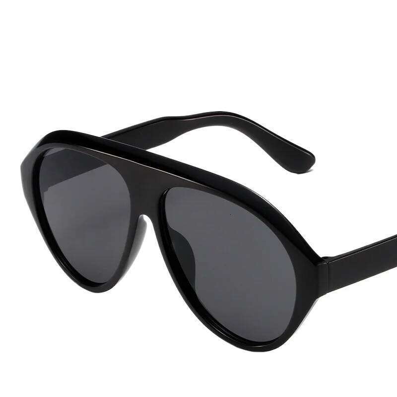 New Fashion Oversized Frame Hollow Out One Piece Sunglasses Women Men Classic Brand Outdoors Driving Travel Sun Glasses UV400 H260129