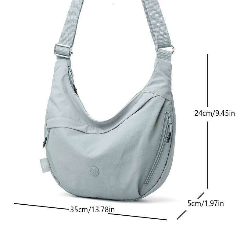 Fashion large capacity cross bag - multi function solid color, fashion dumpling shoulder bag, polyester lining, suitable for boo XJ260129