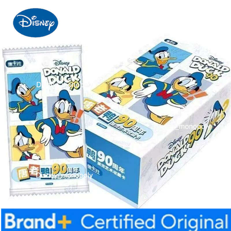 Disney Cartoon Cute Film Donald Duck 90th Anniversary Anime Character Rare Peripheral Collection Card Toy Gifts H260129