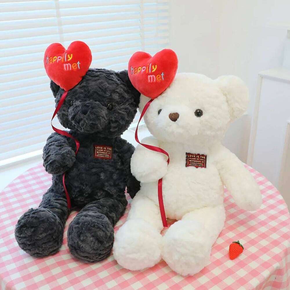 1pc 37cm/14.56in Love confession plush toy Valentine's Day gift engagement bear pillow souvenir romantic home Y260128