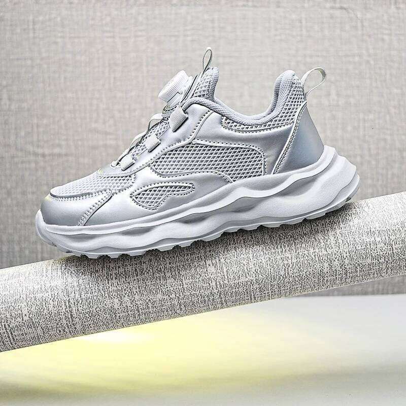 Children Sports 2025 New Mesh Breathable Casual Autumn Outdoor Jogging Shoes Boys Teendy Running Sneakers for Kids Y260128