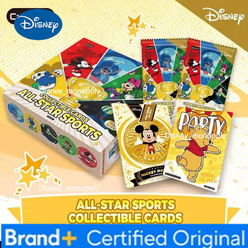 Disney Card.Fun Authentic Authorized Star Sports Games Blind Box Collectible Trading Cards Gift For Children Birthday Toys H260129 H260129