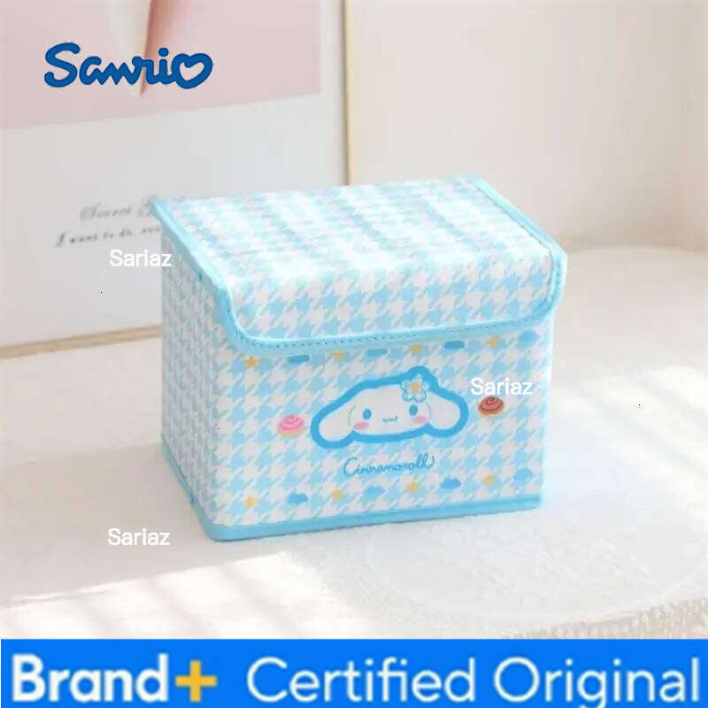 Sanrio Kawaii Kuromi Hello Kittywith Lid Storage s Anime Dust-Proof Desktop Tidy Small Box Cosmetic Sundries Cartoon H260129 H260129