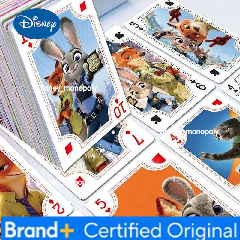 Disney Zootopia Judy Nick Cartoon Personality Two-dimensional Poker Creative Animation Peripheral Travel Home Entertainment Card H260129 H260129