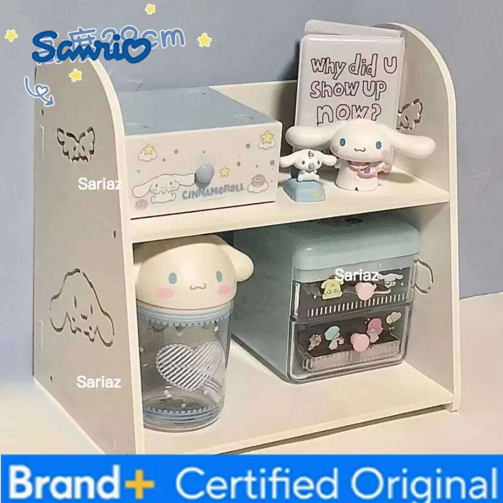 Sanrio Hello Kitty Cute Cartoon Originality Multilayer Desktop Box New Fashion Delicate Personality Storage Rack H2601291