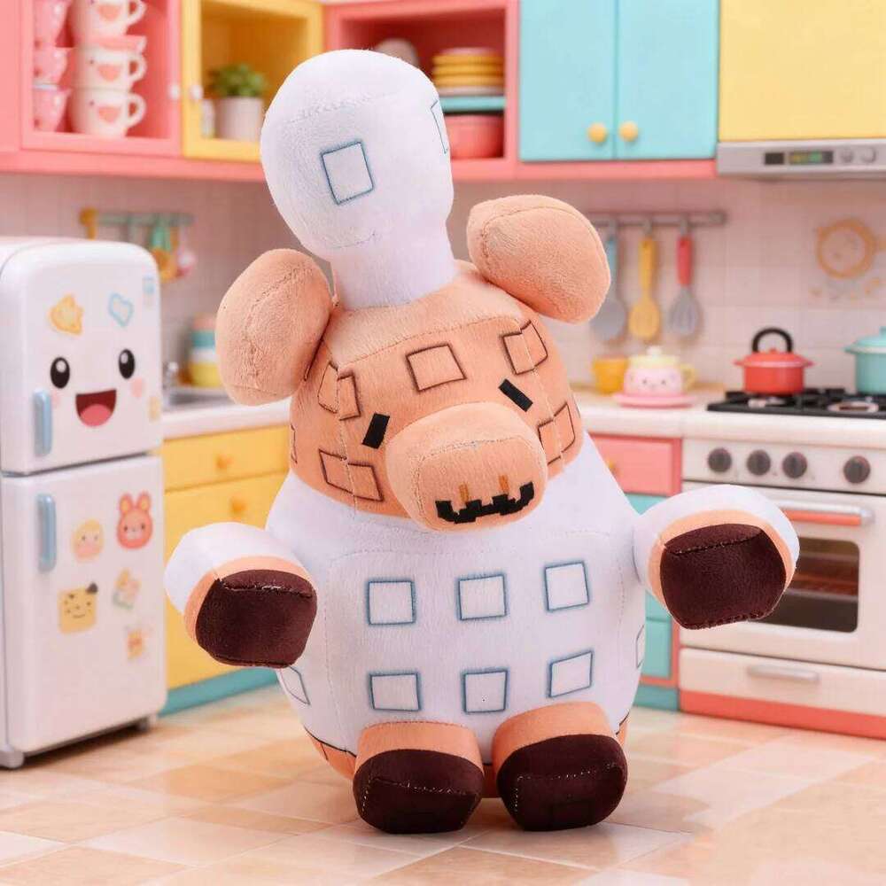 Kawai Steal a Brainrot Sammy Jandel Plush Anime Cute Chef Pig Soft Stuffed Toy Birthday Christmas Gift for Kid and Game Fan Y260128