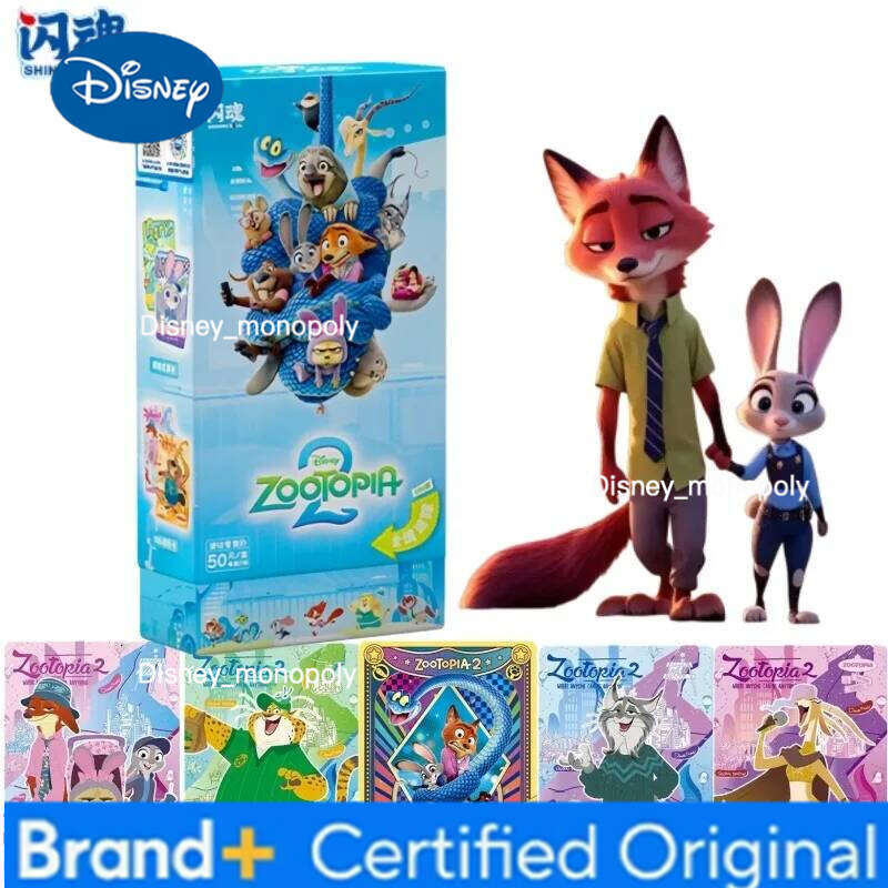 Disney Shining Soul Genuine Zootopia 2 Series Full Tracking Lite Version First Bullet Collection Anime Peripheral Card Gift H260129