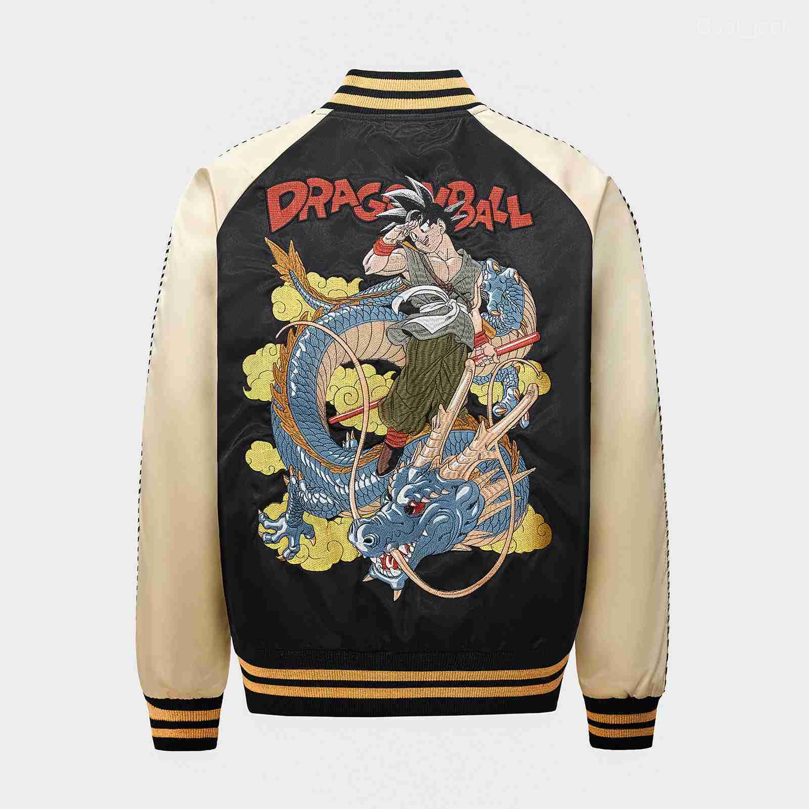 National Trend Heavy Craft Embroidery Dragon Ball Jacket Mens Casual Baseball Jacket Coat A054