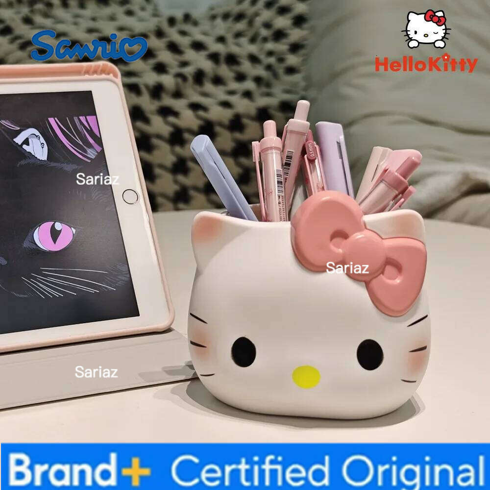 Sanrio Hello Kitty Cartoon Cute Pencil Holder Student Stationery Desktop Organizer Cosmetic Storage Box Holiday Decor Gift H2601291