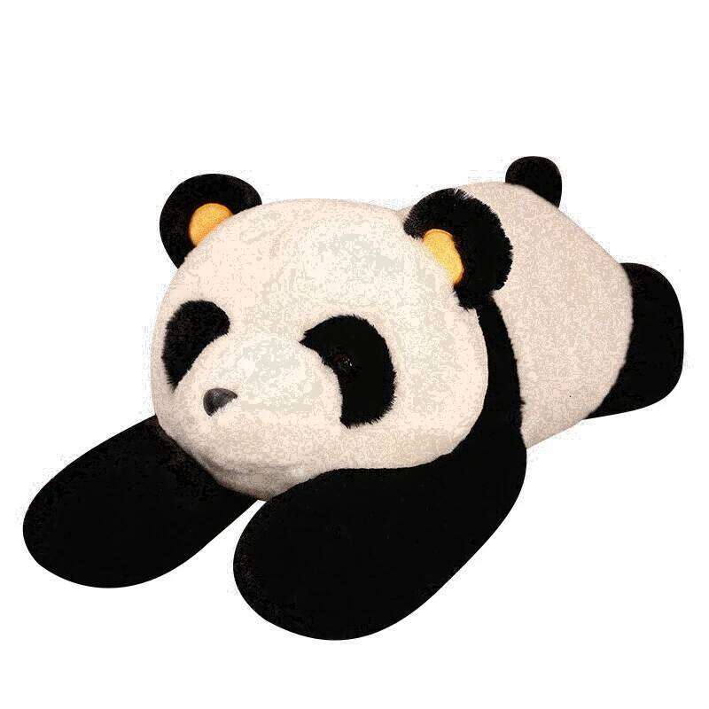 60cm-120cm Giant Panda Plush Toys Soft Sleep Pillow Cartoon Animal Bear Stuffed Baby Doll Classic Kids Birthday Christmas Gifts Y260128