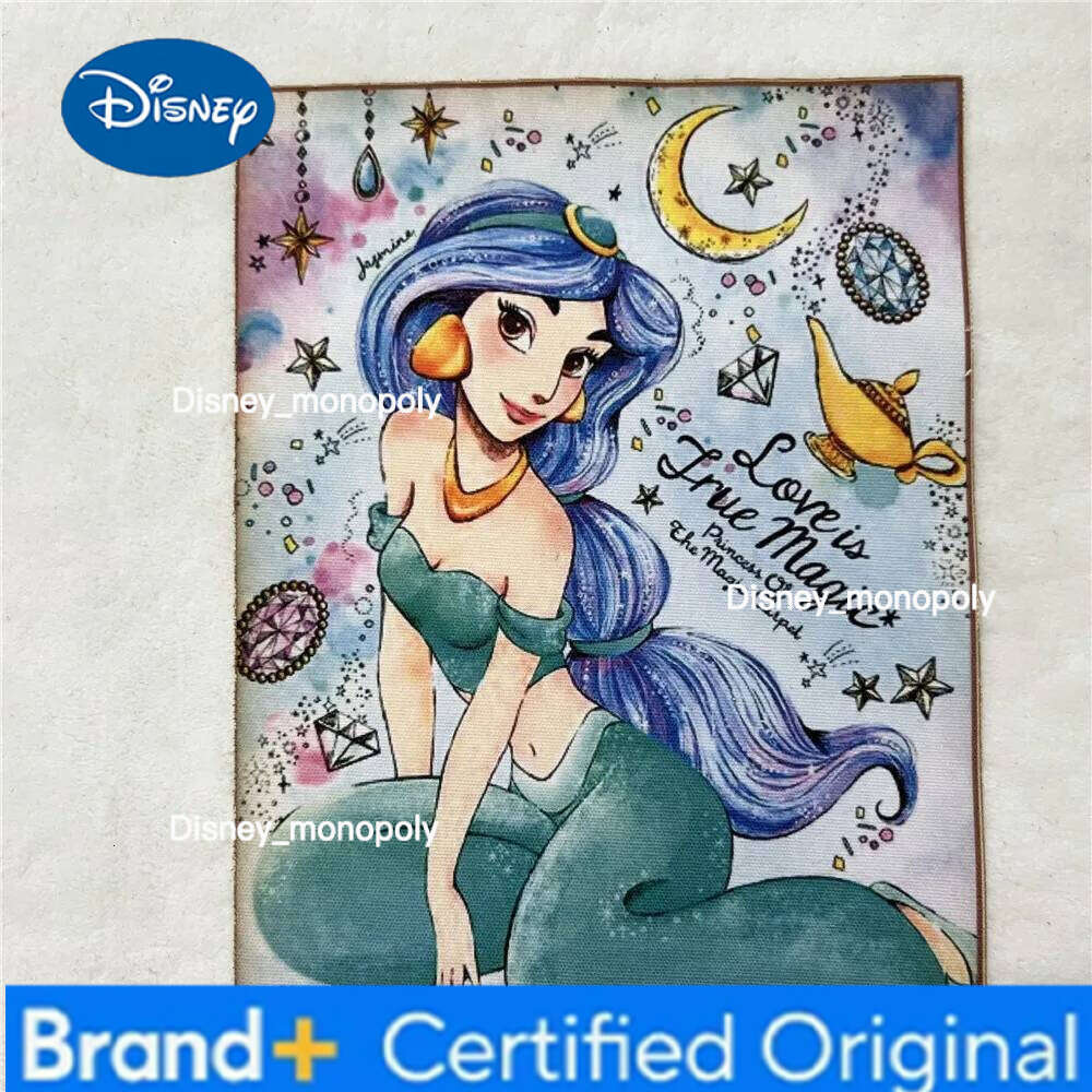 Disney 7pcs lot Princess Jasmine Patchwork Cotton canvas Fabrics DIY Sewing Material Positioning fabric Craft Embroidery H260129