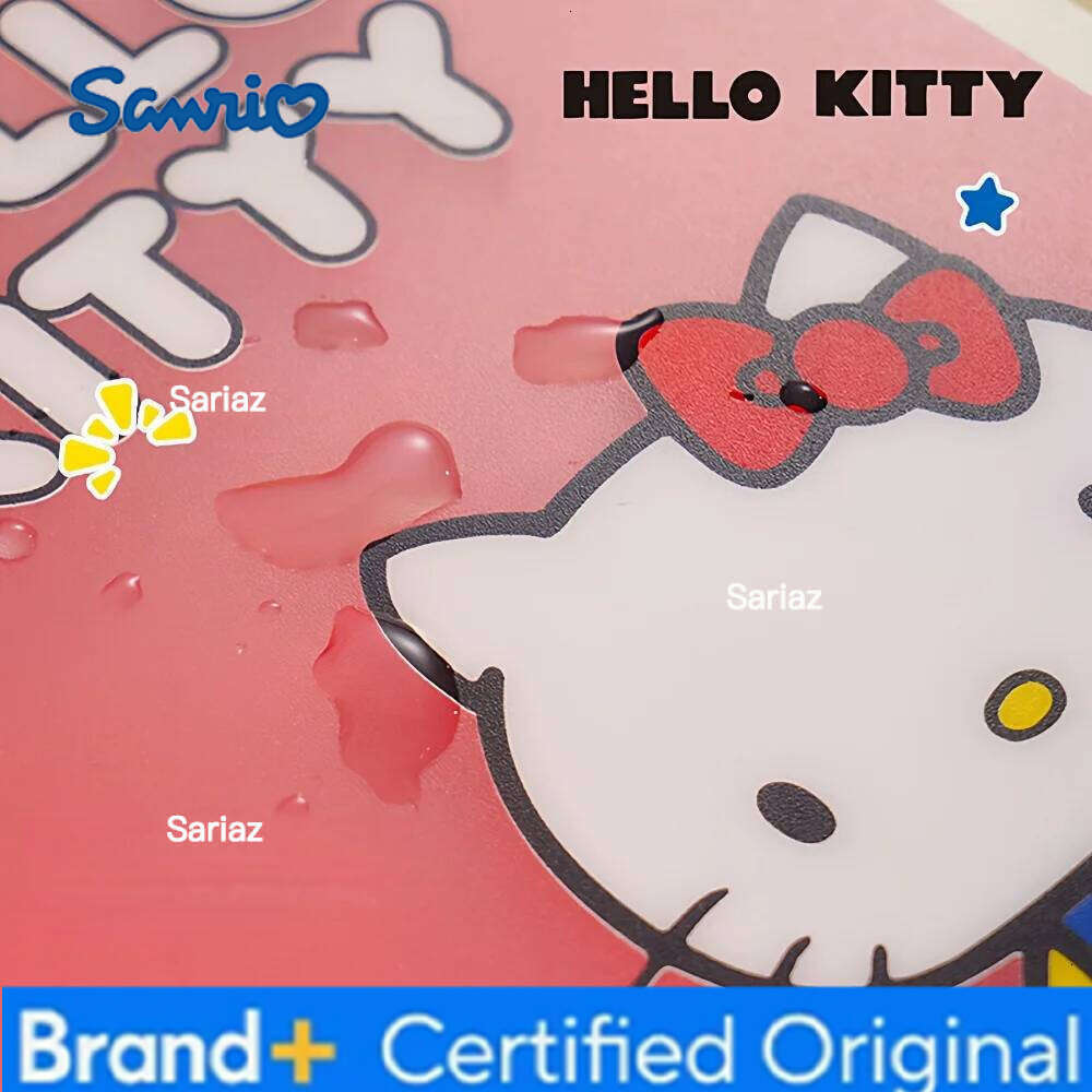 Sanrio Genuine Hello Kitty A5 PP Loose-Leaf Notebook Cover Transparent Folder Binder File Storage Student Diary Planner H2601291