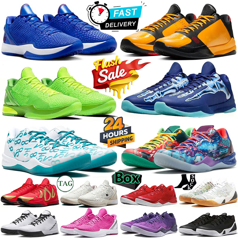 Designer Mamba Basketball Shoes Eybl Protro 9 8 6 4 Mambacita 5 Think Pink X-Ray Easter Del Sol Black Red for Men Women Running Trainers Outdoor Sports Sneakers With Box