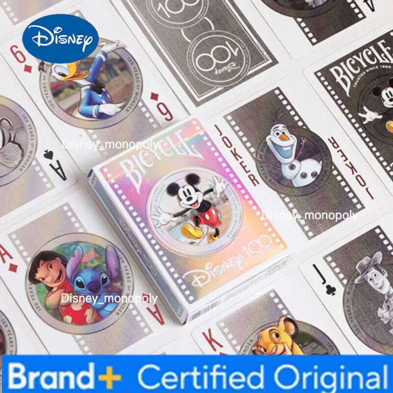 Disney New cartoon cute Mickey Mouse laser playing creative personality family party entertainment toys flower cut cards H260129