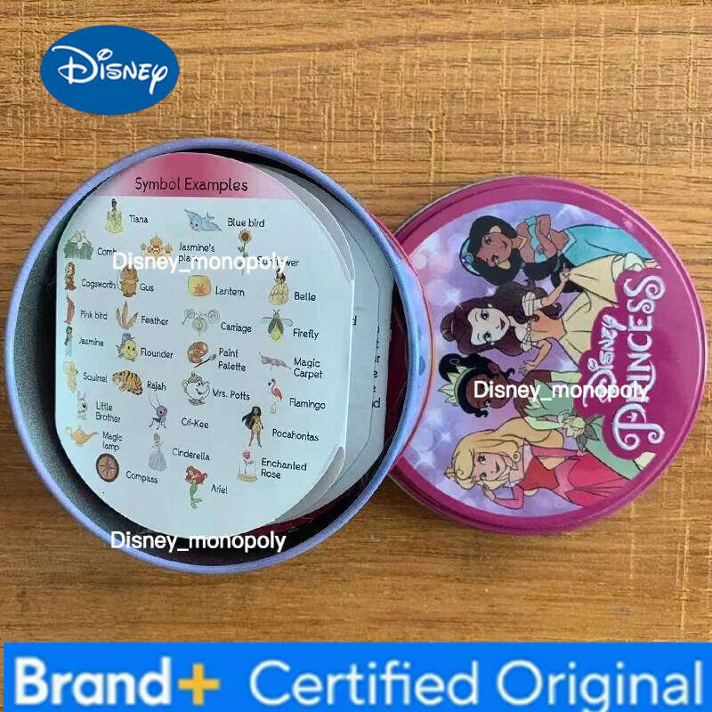 Disney Metal Box Card Game - Interactive Parent-Child Family And Friends Holiday Or Christmas Gift H260129