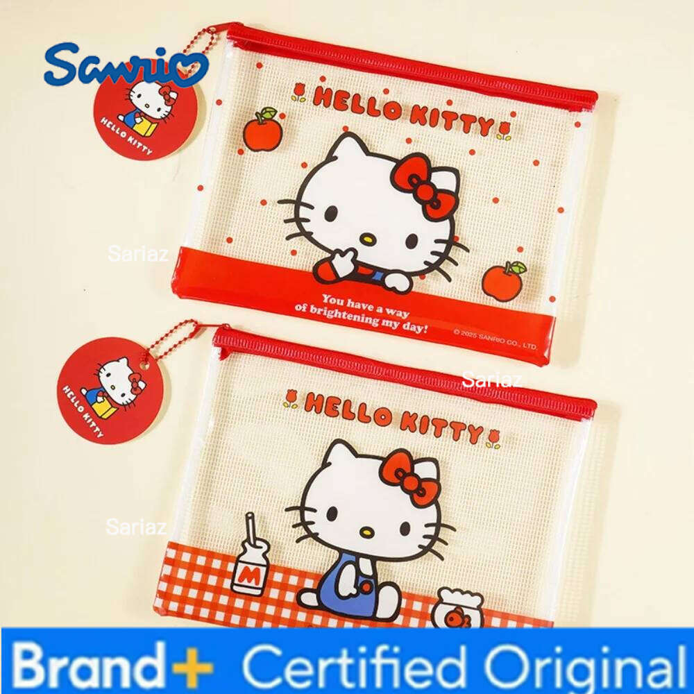 Sanrio Genuine Cartoon A5 Document Hello Kitty Snap Information Cute Student Folder Tutorial Storage Bag Gifts H2601291