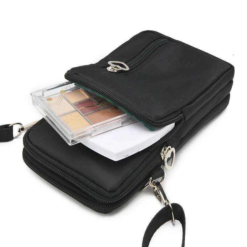 Small change phone Korean-style casual commuting backpack, nylon small square bag, single-shoulder crossbody bag XJ260129