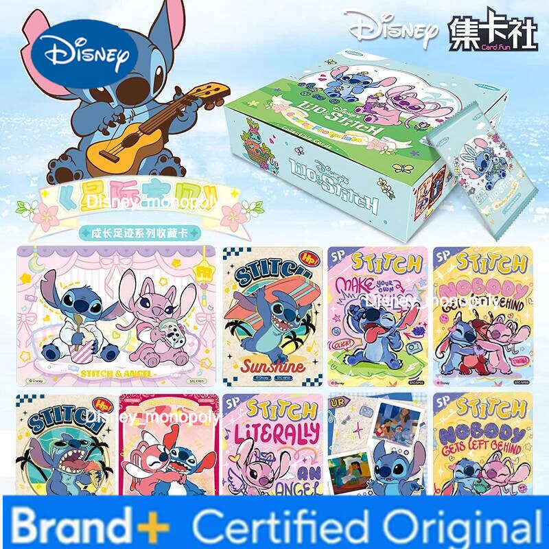 Disney Cards Booster Box Lilo & Trading Game Stitch Angel Fun Collection Card Children Toy Gift H260129