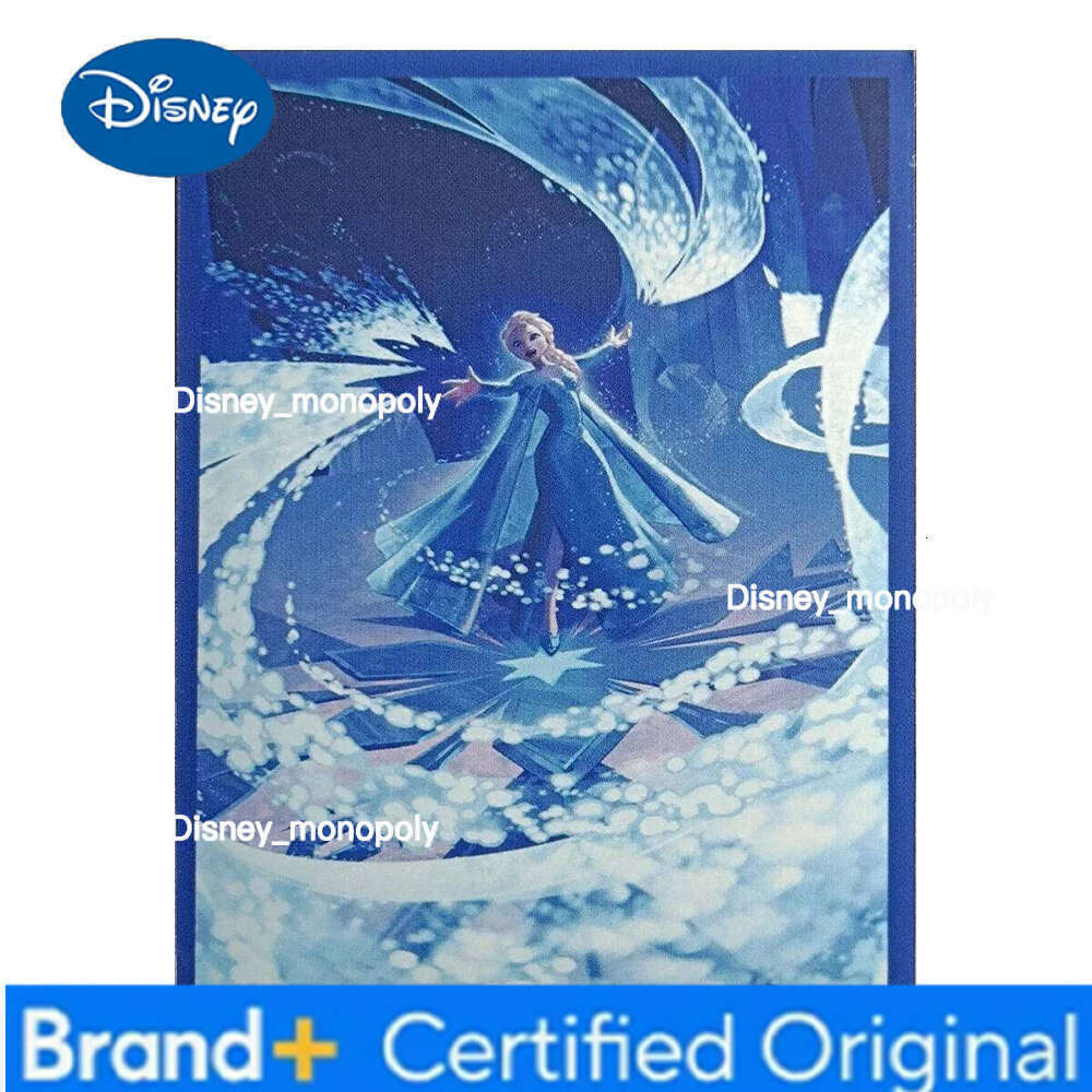 Disney 60PCS Lorcana Sleeves Standard Size Trading Card Protectors Stitch Ursula Rapunzel Queen Elsa Toploaders Sleeeve 66X91mm H260129 H260129