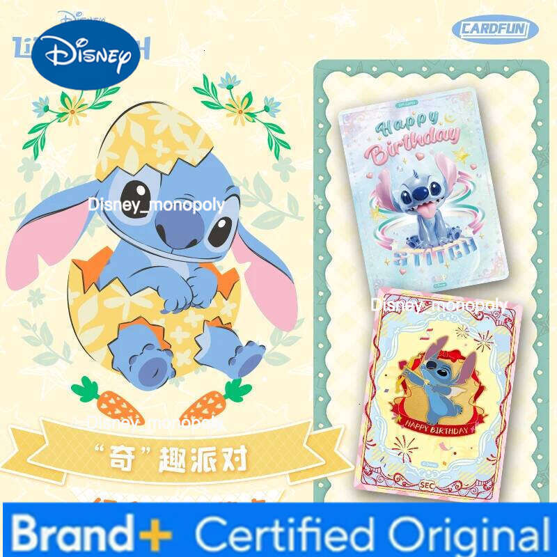 Disney Genuine Lilo and Stitch Card Series Fun Party Commemorative Edition Anime Collection Cards Gifts Toys H260129