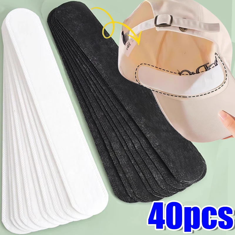 1040pcs Hat Sweat Absorber Stickers Men Antidirt Sports Belt Cap Rim Invisible White Tape Size Reducer Liner Pads 260120