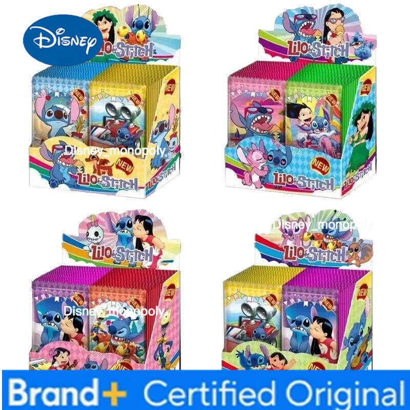 Disney 2026 Hot Game Card Interstellar Collection Is The Best Collectible Gift for Children Cute Stitch Cards H260129