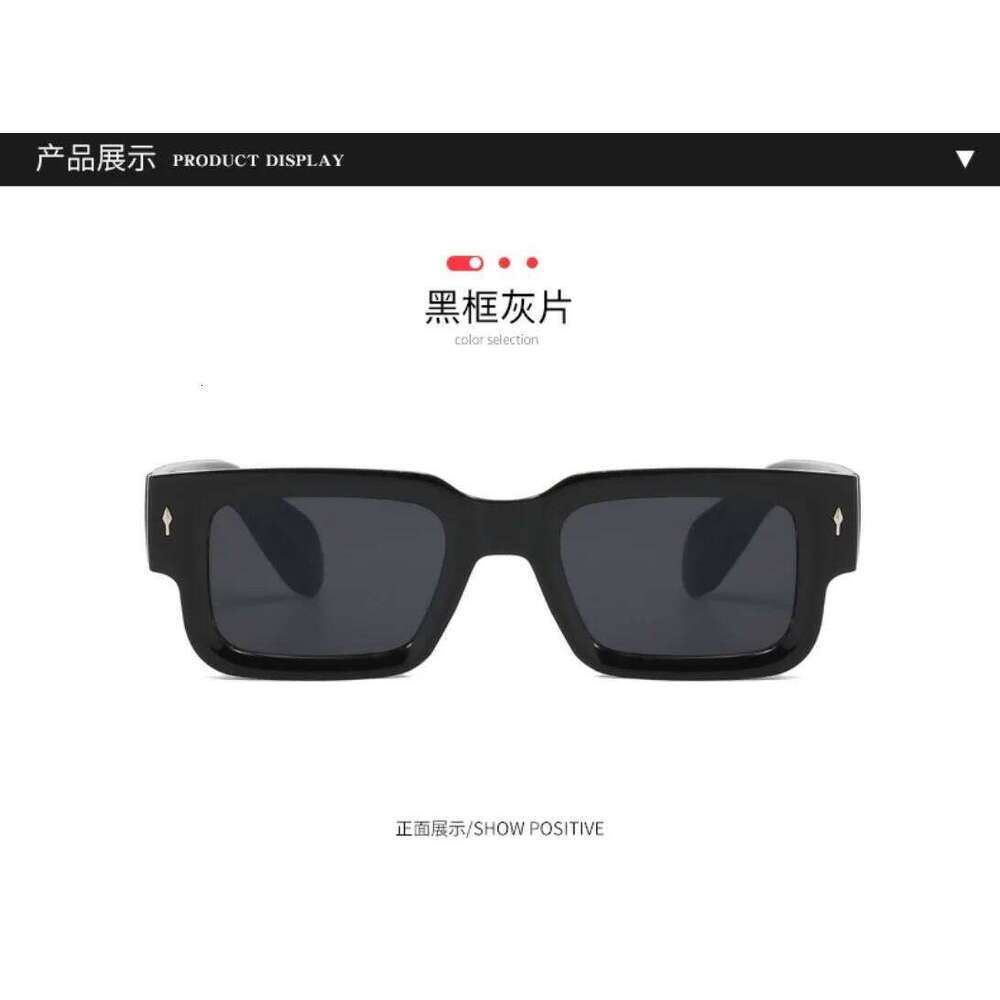 New Square Sunglasses Men Rectangle Brand Designer Small Sun Glasses Male Retro Black Lens Driving Fishing Oculos UV400 Shades H260129