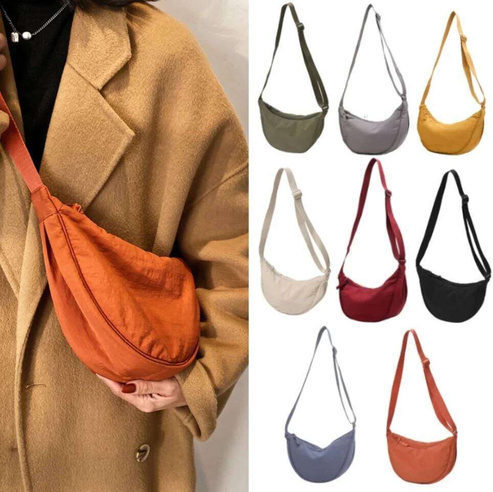 Casual Nylon Hobos Crossbody for Women Designer Shoulder Bags Large Capacity Tote Lady Travel Shopper Bag Female Purses 2025 XJ260129