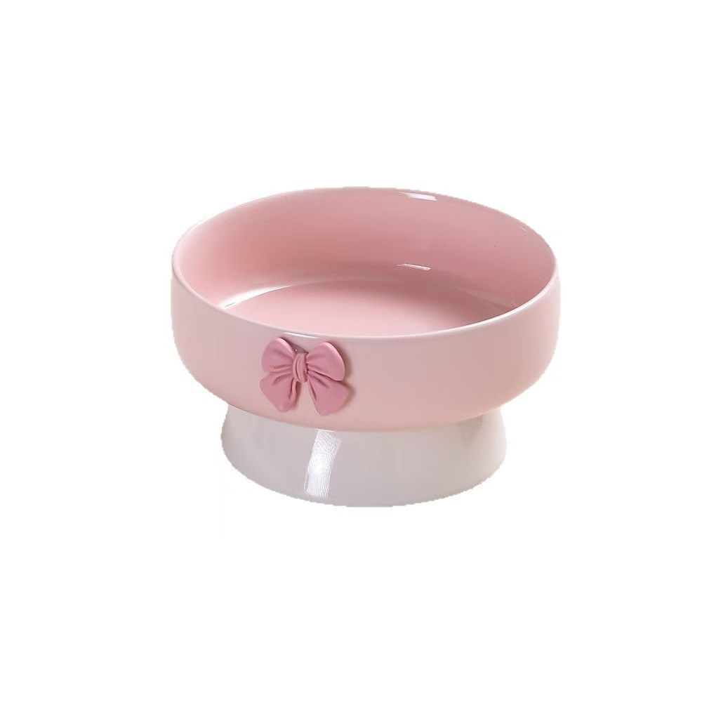 H2603 Cat tall, slanted bowl; dog food bowl to protect the cervical spine.