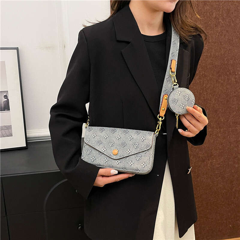luxury brand bags New Cross-Border Envelope for Women Vintage Floral Versatile High-End Chain Mini Shoulder Crossbody Bag