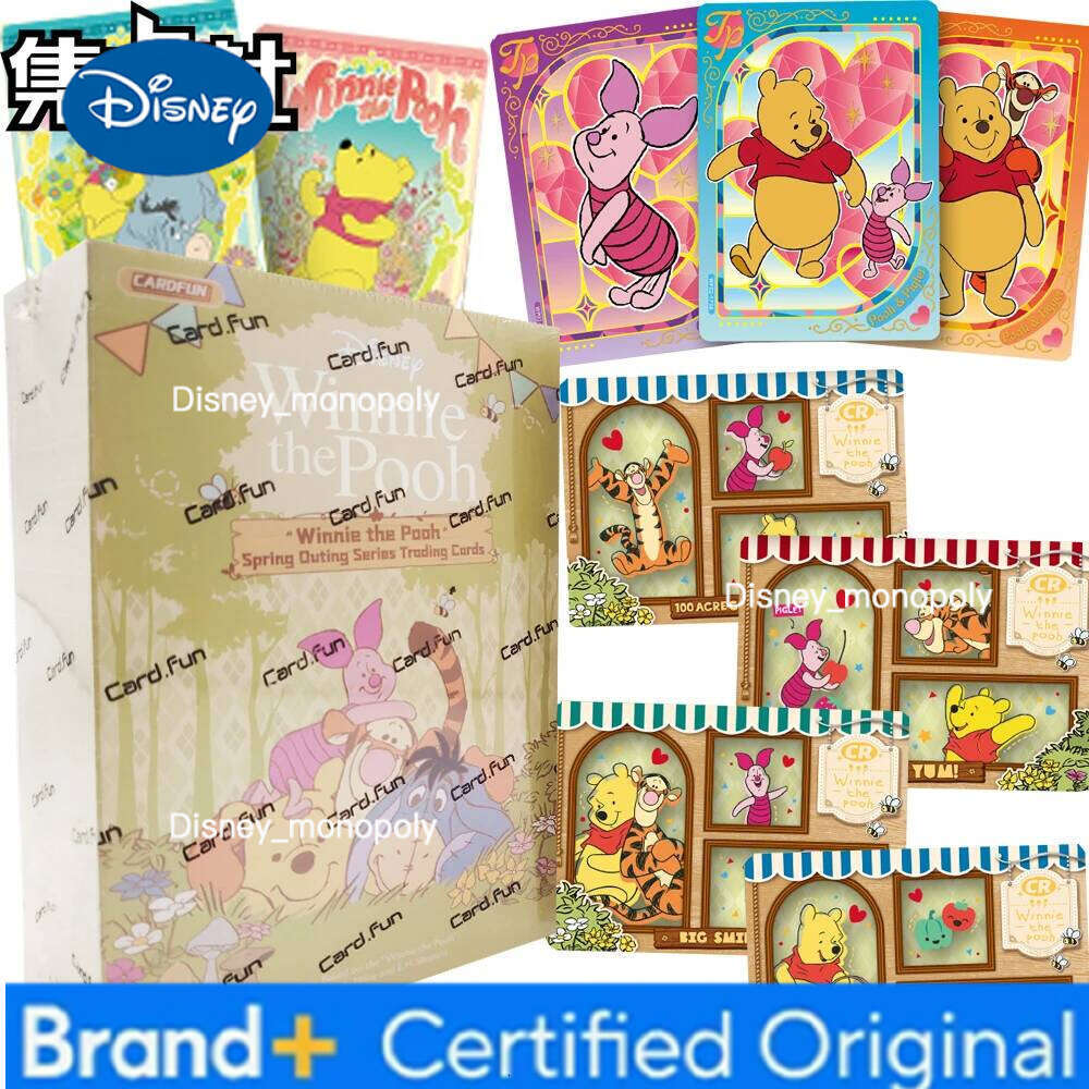 Disney Original Card.fun Winnie The Pooh Collection Cartoon Cute Animated Movies Roles Healing Warmth Spring Dream Cards Toy Gift H260129 H260129