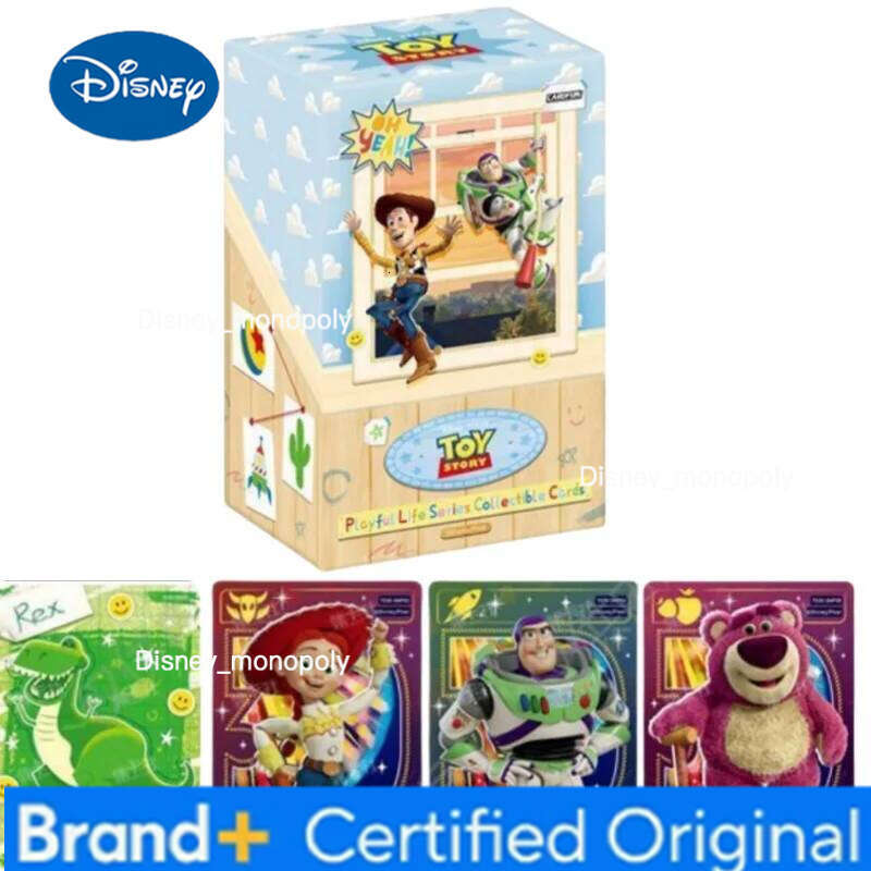 Disney Genuine Toy Story Card 30th Anniversary Pixar Animation Woody Space Sheriff Collection Cards Gifts Toys Original Box H260129 H260129