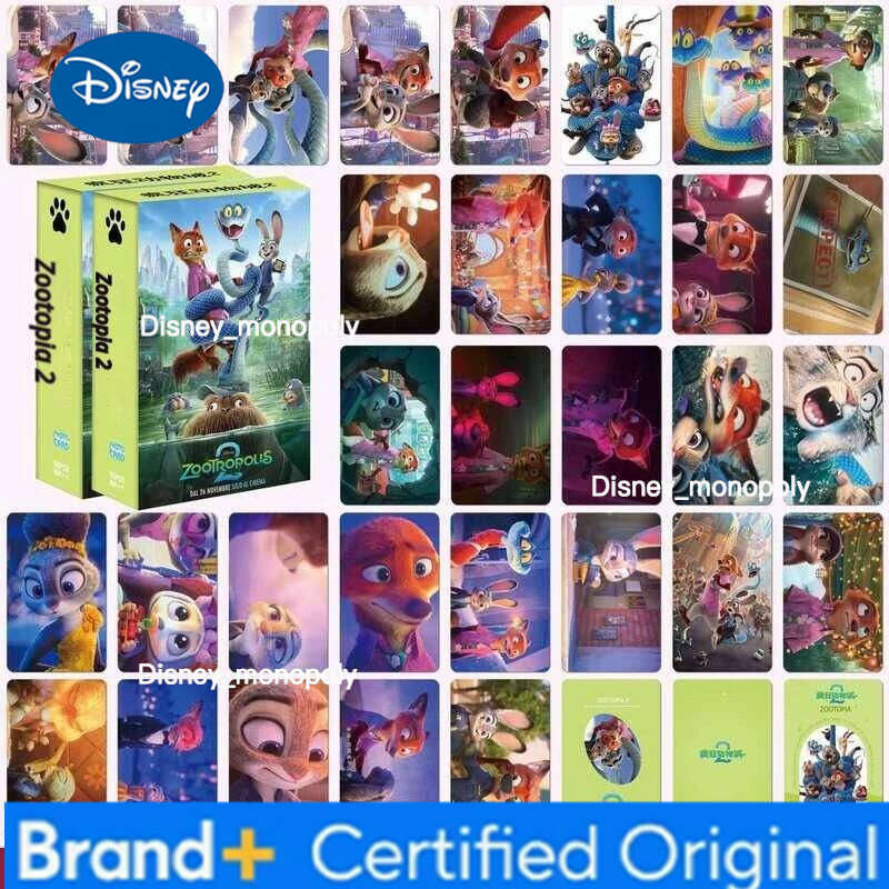 Disney Cartoon Zootopia 2 Animation Around The Three-Inch Laser Card 55 Toys Suitable For Collection Holiday Gifts. H260129