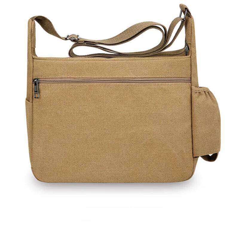 Men Canvas Shoulder Casual Tote Travel Men's Crossbody Bag Luxury Messenger Bags Fashion High Quality Handbag XJ260129