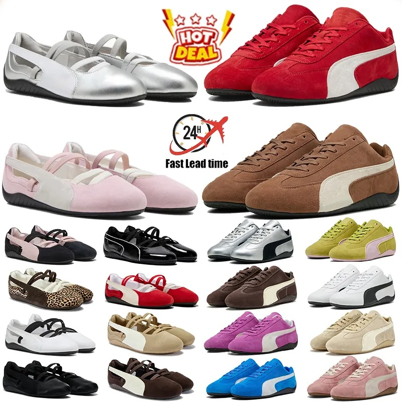 Retro Racing Sneakers Men Women Suede Leather Mary Jane Flats Sporty Driving Shoes Fashion Casual Y2K Flat Sneaker 35-46