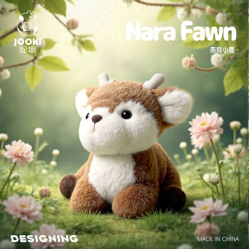 Cute Cartoon Nara Deer Plush Toy Adorable Japanese Shrine Inspired Stuffed Animal Miniature Bambi Plushie Soft Collectible Gift Y260128