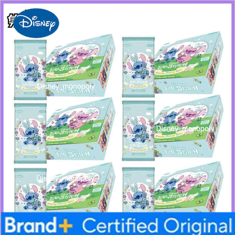 Disney Genuine 100 Carnival Series Trading Cards for Children Mickey Friends Zootopia Stitch Bear Collection Card Kids Toy Gift H2601291