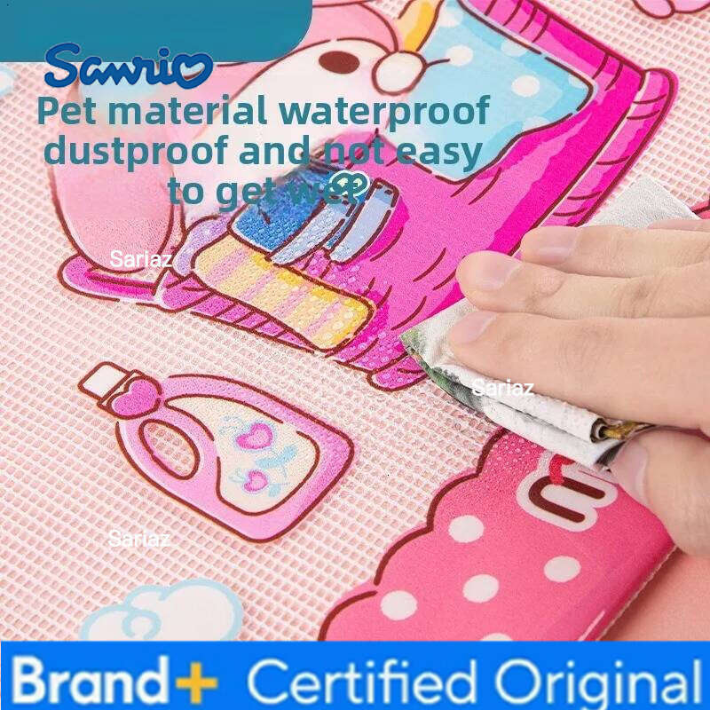 Sanrio Mesh Bag New Style High Value Ins Aesthetic Kuromi File Folder Student Subject Organizer Storage Pouch for School Office H260129