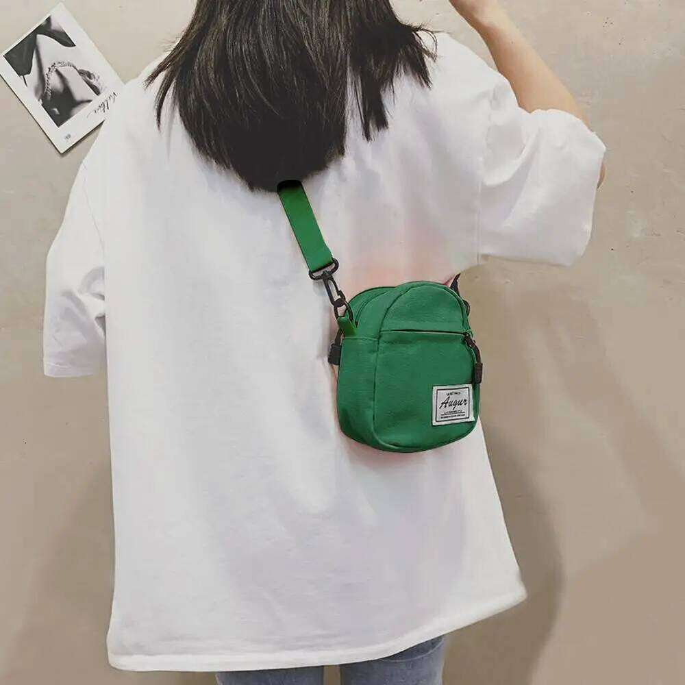 Canvas Patchwork Crossbody Women Mini Wallet Bags Fashion Cell Phone Messenger Shoulder Bag XJ260129