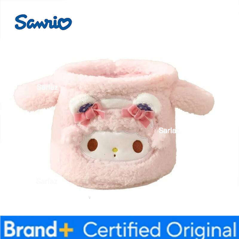 Sanrio Hello Kitty Plush Desktop Basket Dormitory Cosmetics take in Hand-held Miscellaneous Storage Box H2601291 H2601291