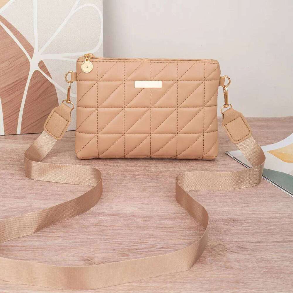 Small square handbag, mini phone new style bag, compact embroidery, fashionable ladies' coin purse triangle XJ260129