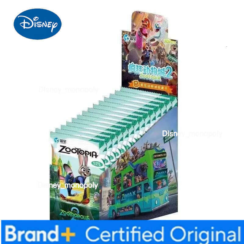Disney 2025 Limited Zootopia Blind Box Card - Anime Collectibles, Character Game Cards, Fast Selling Movie Souvenir H2601291 H2601291