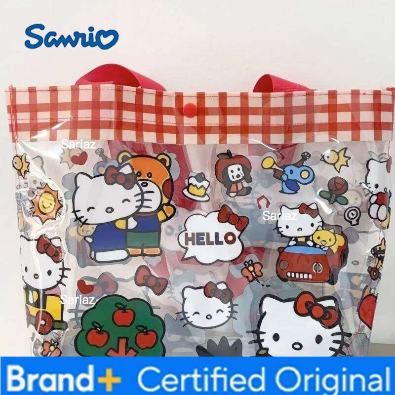 Sanrio peripheral HelloKitty drawstring ties storage travel children's hanging bag birthday gift H260129
