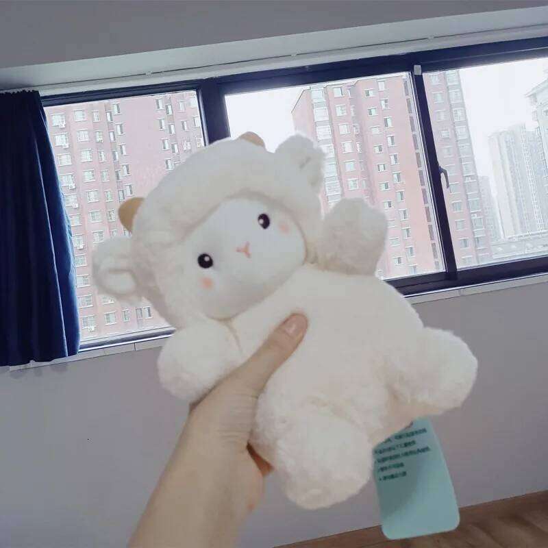 1pc 23cm/9.05in Cute polk lamb wholesale grab doll valentine's day birthday gift for girls plush toys Y260128
