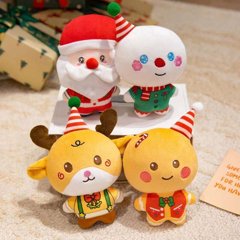 Kawaii Doll Family Atmosphere Decor Gifts Reindeer snowman Santa Claus Birthday Merry Christmas Gift to Lover Kids Y260128