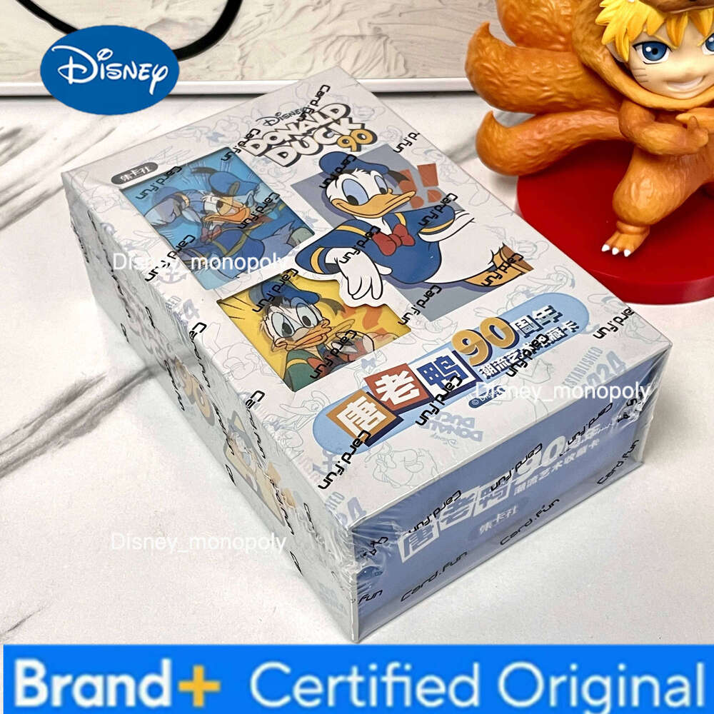 Disney Genuine fun Donald Duck SSP UR 90th Anniversary Anime Character Rare Film Peripheral Collection Card Children Toy Gift H260129